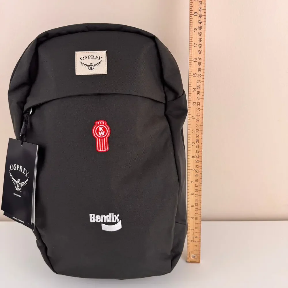 Osprey Arcane Large Day Backpack Bag Stonewash Black LOGO Embroidered Bendix